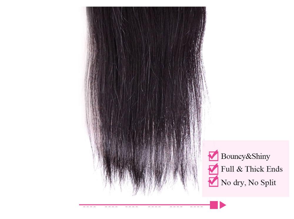 Closure 4X4 Brazilian Straight Closure Hair Raw Unprocessed Virgin Brazilian Hair