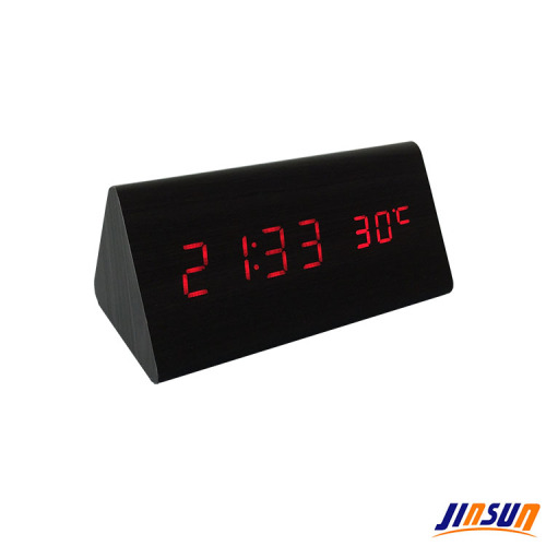 Customized Shape Table Led Clock Modern Design