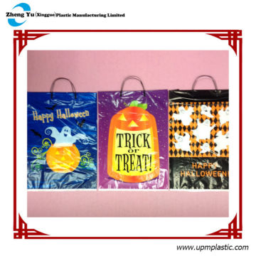 Hard Loop Handle Plastic Shopping Bags