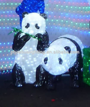 China LED panda light for christmas