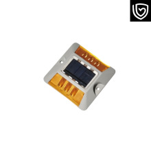 Cast aluminum solar road studs