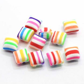 Χονδρικά 10mm Clay Candy Charms για Slime DIY Polymer Filler Addition Slime Accessories Home Ornament Dollhouse Toys