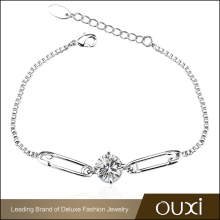 Unique Handmade Jewelry OUXI Popular Women Diamond Charm Bracelets Bangle