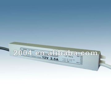 waterproof 24vdc constant voltage led driver 30w