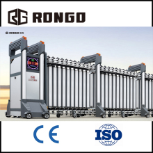 Aluminium electric retractable gate for company front gate