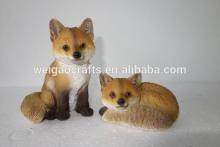 Polyresin fox outdoor decoration crafts
