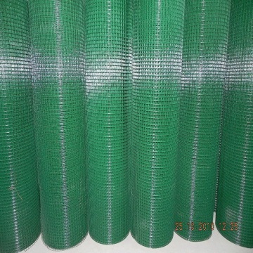 Lage prijs 6 gauge gelaste draadmesh hek 4x4 groene PVC gecoate lasdraad gaas