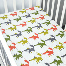 Selling good design 100% cotton baby crib sheets