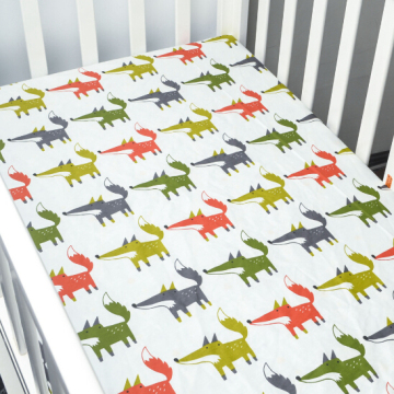 Selling good design 100% cotton baby crib sheets