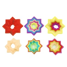 Colorful 3D Fidget Star Sensory Toy: Finger Play and Pressure Relief in a Star Shape