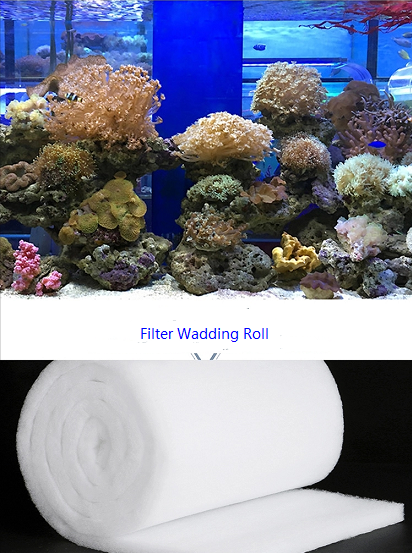 WJM-3 Nonwoven fish tank filtering polyester wadding production line filter wadding plant