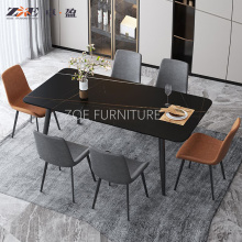Dining Furniture Set: 6 Chairs and 1 Table for Dinner Room
