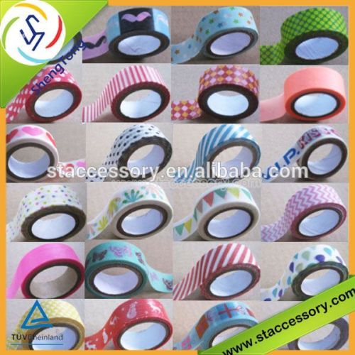 Hundreds of fashion patterns china japanese washi tape wholesale Decorative DIY rice paper tape double side masking tape