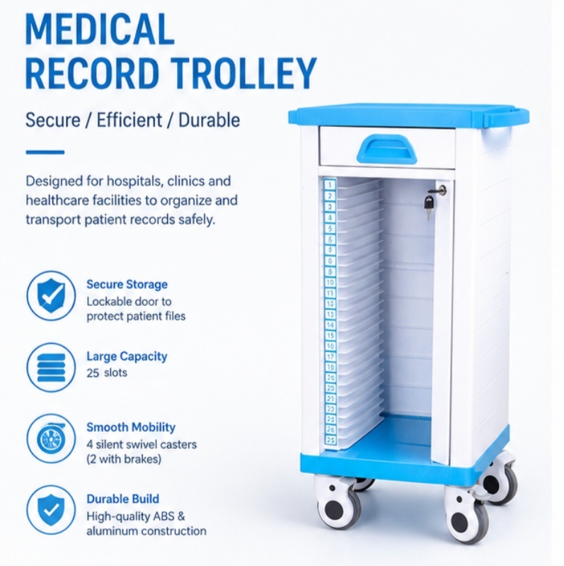 carrinho de anotações médicas medical notes trolley
