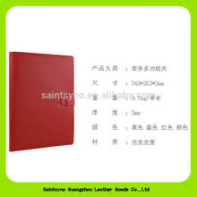 16050 Popular top multifunction leather official folder/leather a4 folder
