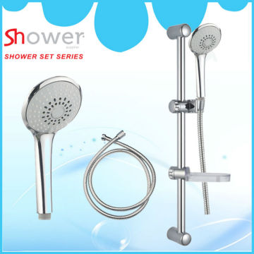 Leelongs rain shower head sliding bar set