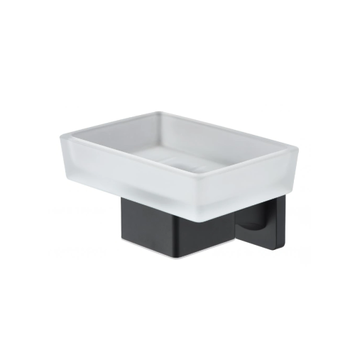 Matte Black Bathroom Soap Dish Holder