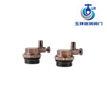 Bronze plug for short air vent systems