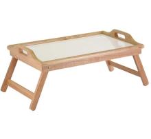 Wooden Laptop Bed Table Tray with Folding Legs