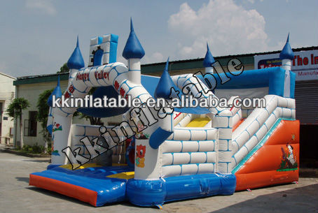Cartoon Inflatable Castle Inflatable Slides PVC Inflatable Bouncer