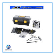 62 pcs emergency tire repair tools kit with steel hand and insert tools