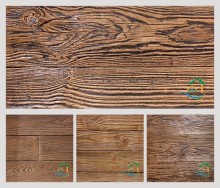Green wood texture wall cladding materials
