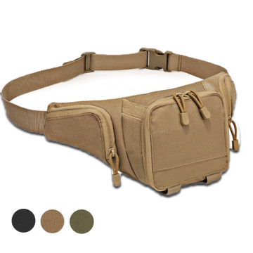 Tactical Molle Concealed Carry Chest Bag Gun Holster Waist Pack