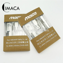 High quality stainless steel professional man care travel manicure tools set