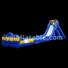 Large Blue Inflatable Water Slides