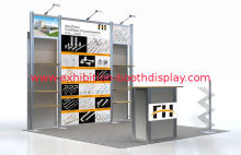 Modular Trade Show Aluminum Booth , Toy Exhibit Booth Display 10 X 10