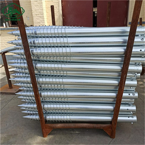 Q235 Steel Welding Screw Pile Galvanis