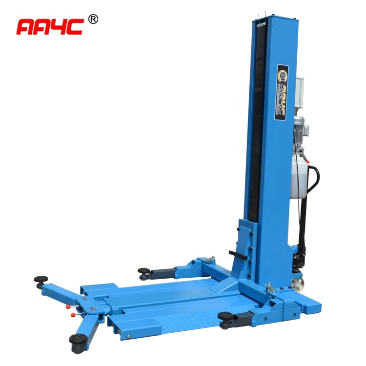 hydraulic single post lift 1 post lift vehicle lift AASP-YY2.5