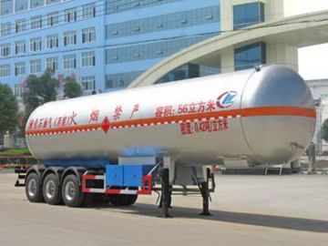 12.7m Thr-axle Liquefied Gas Transport Semi Trailer