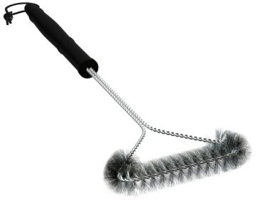 16'' Amazon Best sales Heavy Duty 3 Sided Grill brushes