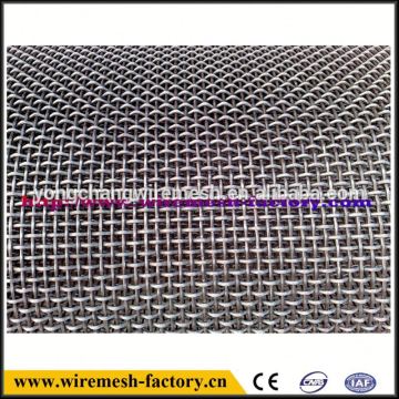 black steel wire crimped mesh