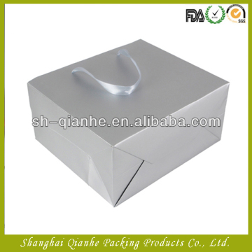 silver paper bags / luxury paper bags, paper bags
