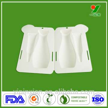 ISO Water-Proof cosmetic products custom pulp molding