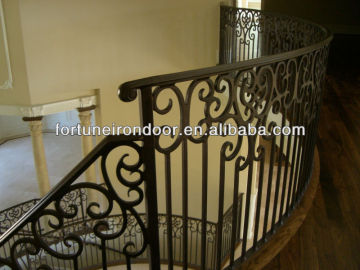 High quality indoor wrought iron armrest made in china