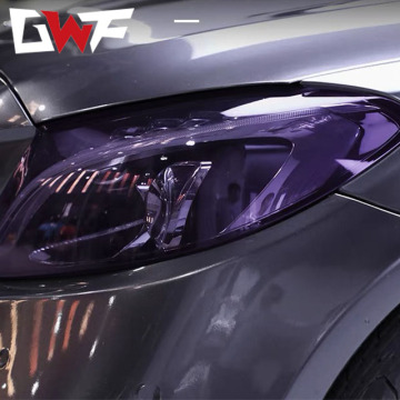 Vinyl headlight tint installation