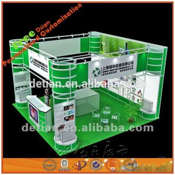 Customized modular aluminum trade show booth extrusion exhibition booth