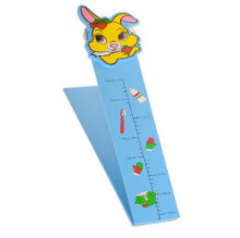 Hanging collapsible cartoon measure height feet wood toy