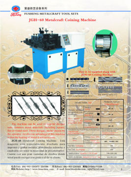 JGH-60 Metalcraft automatic rolling embossing Machine