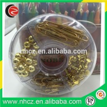 Gold Binder Clips in Doughnuts