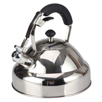 Stainless Steel Whistling Teapot with Capsule Bottom