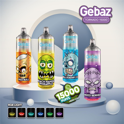 Gebaz Tornado 15000 Puffs Disposable Vape Pod Device