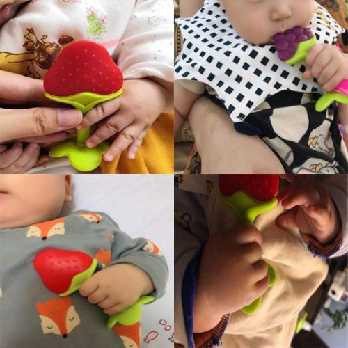 Teether Bayi Lucu Silikon Lembut