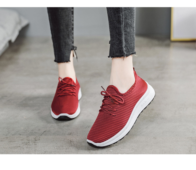 Ladies Casual Walking Shoes Breathable Athletic Fitness Jogging Tennis Racquet Sport Running Sneakers Shoes