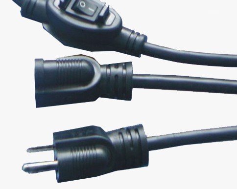 US POWER CABLE With Switch (NEMA 5-15P)