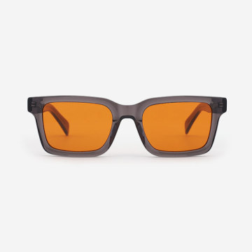 Rectangular Acetate Men's Sunglasses