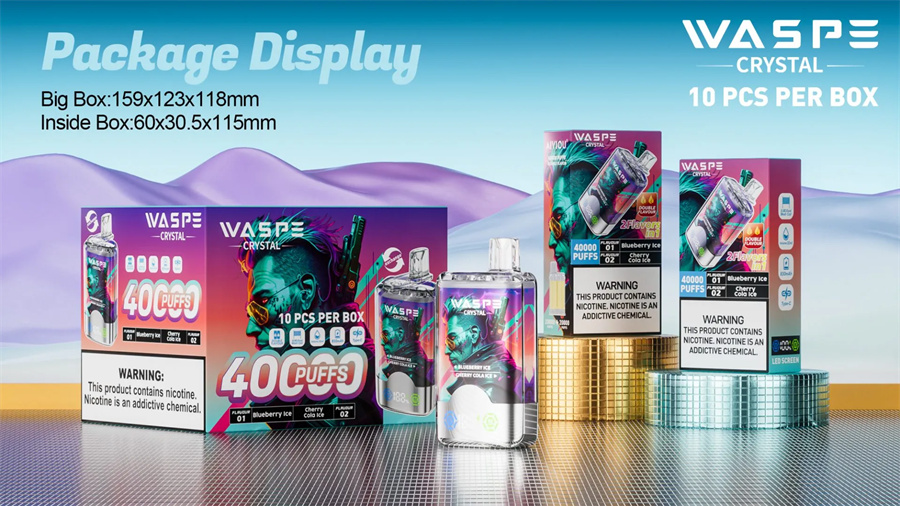 waspe crystal 40k puffs (4) waspe crystal 40k puffs (4)